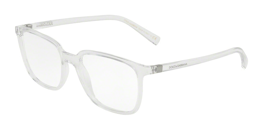 DOLCE & GABBANA DG5029 Square Eyeglasses 3133-CRYSTAL 54-18-140 - Color Map crystal
