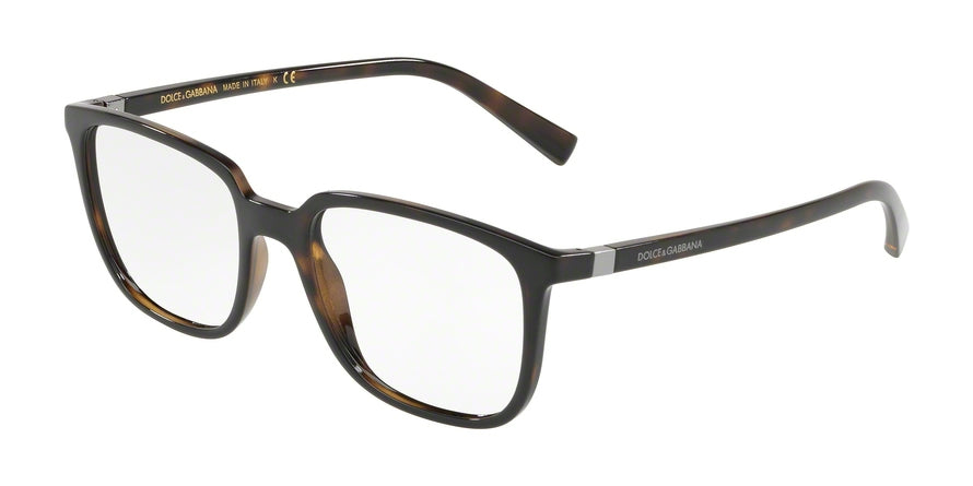 DOLCE & GABBANA DG5029 Square Eyeglasses 502-HAVANA 54-18-140 - Color Map havana