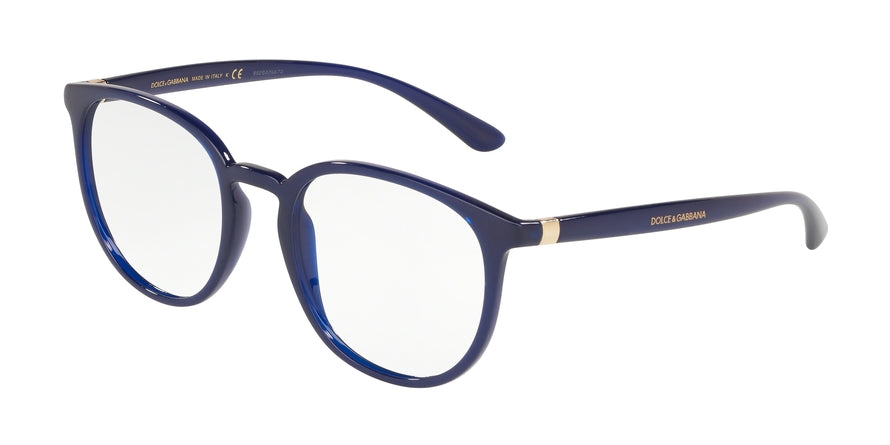 DOLCE & GABBANA DG5033 Phantos Eyeglasses 3094-OPLA BLUE 52-20-140 - Color Map blue