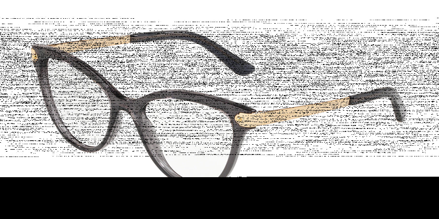 DOLCE & GABBANA DG5042 Cat Eye Eyeglasses 504-TRANSPARENT GREY 52-17-140 - Color Map grey
