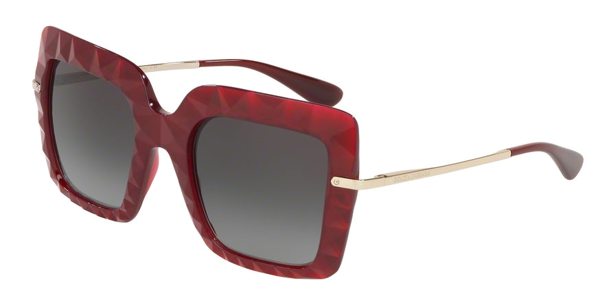DOLCE & GABBANA DG6111 Square Sunglasses  15518G-TRANSPARENT BORDEAUX 51-22-135 - Color Map bordeaux