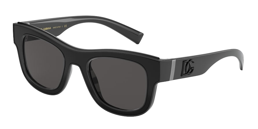 DOLCE & GABBANA DG6140 Square Sunglasses 329387-GREY 50-21-145 - Color Map grey