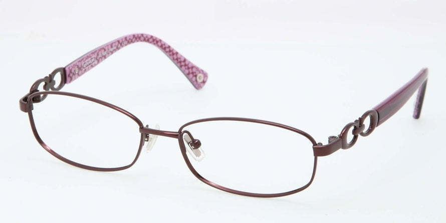 Coach RENAE HC5022T Square Eyeglasses  9073-PURPLE 53-16-135 - Color Map purple/reddish