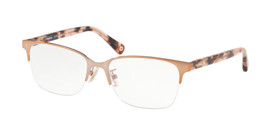 Coach EVIE HC5047 Rectangle Eyeglasses  9331-ROSE GOLD 54-17-135 - Color Map gold