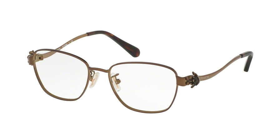 Coach HC5086 Rectangle Eyeglasses  9298-DARK BROWN/DARK TORTOISE 52-16-135 - Color Map brown