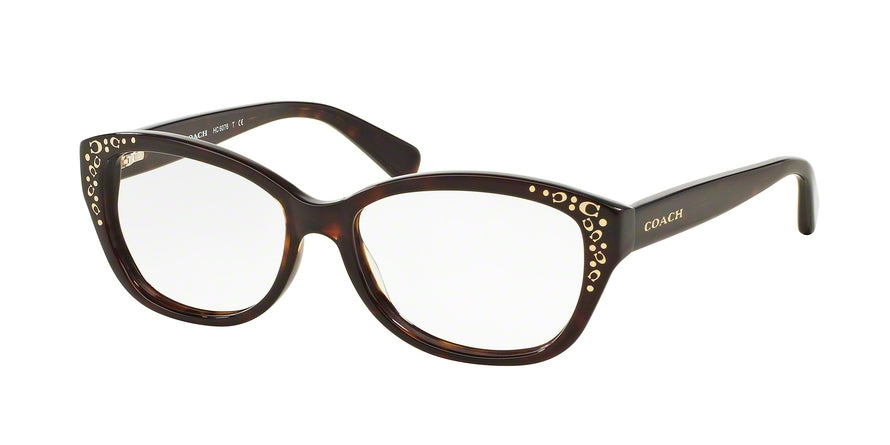 Coach HC6076 Cat Eye Eyeglasses  5120-DARK TORTOISE 53-15-135 - Color Map havana