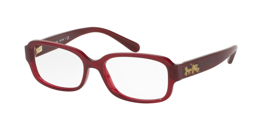 Coach HC6105 Rectangle Eyeglasses  5450-AUBERGINE 53-15-140 - Color Map bordeaux