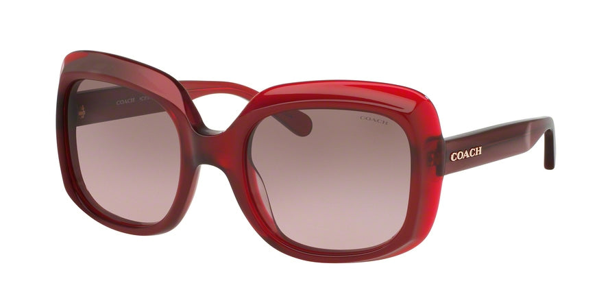 Coach HC8194 Square Sunglasses  502914-BURGUNDY 53-21-140 - Color Map bordeaux
