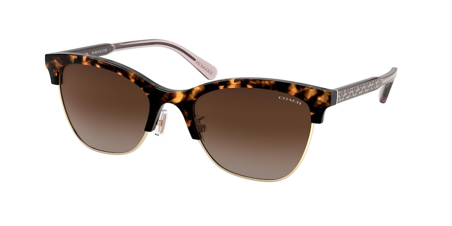Coach L1113 HC8277 Square Sunglasses  512013-DARK TORTOISE 55-20-140 - Color Map havana