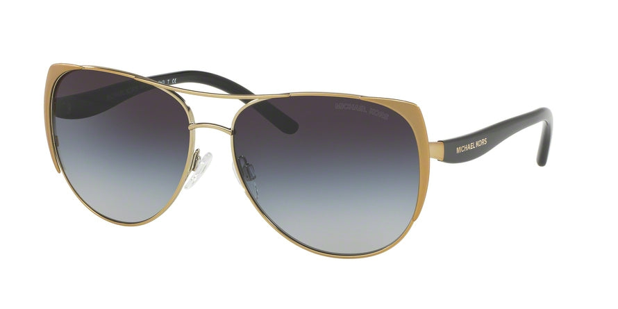 Michael Kors SADIE I MK1005 Pilot Sunglasses 115611-PALE GOLD 59-15-135 - Color Map gold