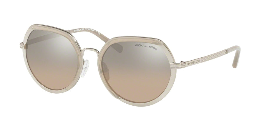 Michael Kors IBIZA MK1034 Irregular Sunglasses 30438Z-SILVER 53-19-140 - Color Map silver