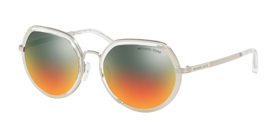 Michael Kors IBIZA MK1034 Irregular Sunglasses 3050A8-SILVER 53-19-140 - Color Map silver