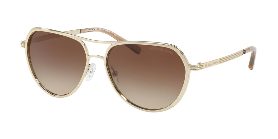 Michael Kors MADRID MK1036 Pilot Sunglasses 121213-LITE GOLD 57-15-140 - Color Map gold