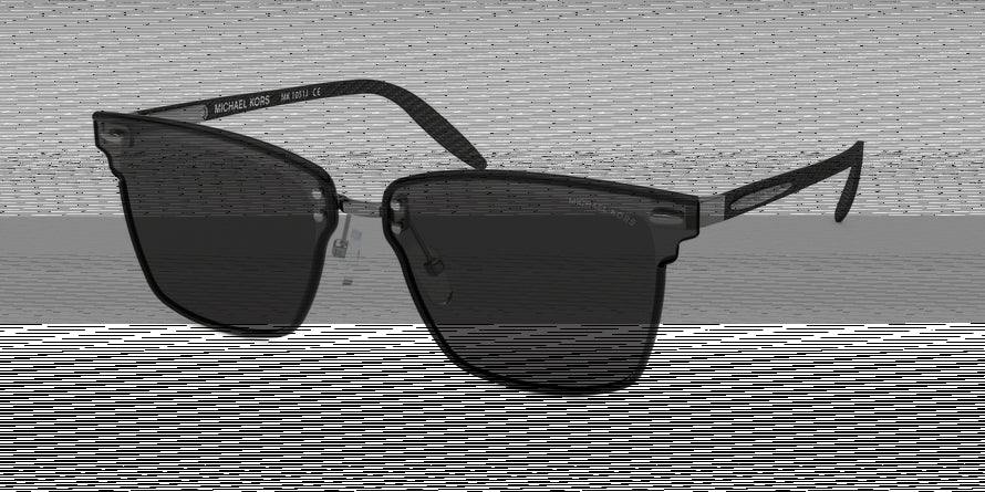 Michael Kors BERLIN MK1051J Square Sunglasses  100587-BLACK  WINDSOR RIM 66-12-145 - Color Map black
