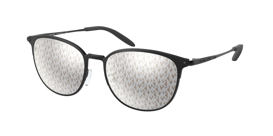 Michael Kors CADEN MK1059 Round Sunglasses  1202/E-MATTE BLACK/MATTE BLACK 54-17-145 - Color Map black