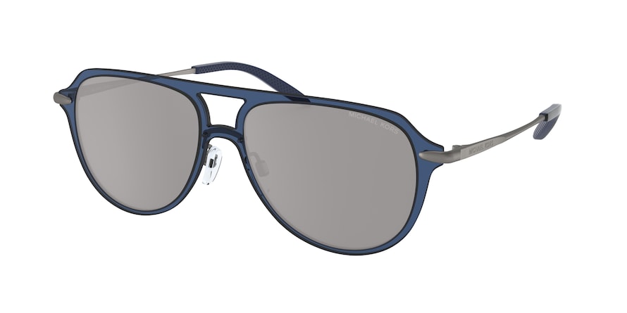 Michael Kors LORIMER MK1061 Pilot Sunglasses 12326G-BLUE SOLID 57-15-145 - Color Map blue