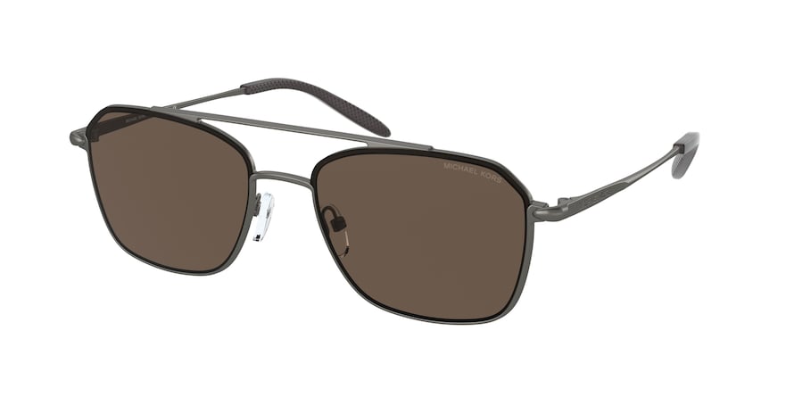 Michael Kors PIERCE MK1086 Pilot Sunglasses 144573-MATTE HUSK 57-18-145 - Color Map bronze/copper