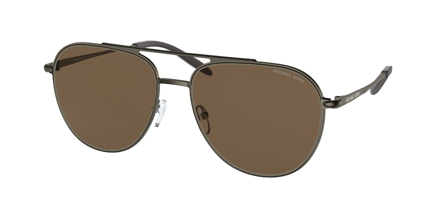 Michael Kors DALTON MK1093 Pilot Sunglasses 123573-MATTE HUSK 60-16-145 - Color Map bronze/copper