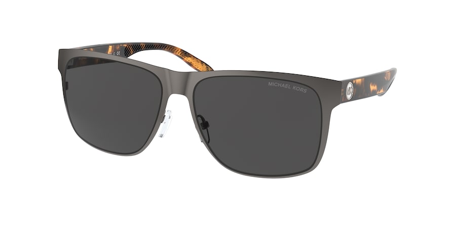 Michael Kors KODIAK MK1103 Rectangle Sunglasses 100287-MATTE GUNMETAL 58-15-145 - Color Map gunmetal