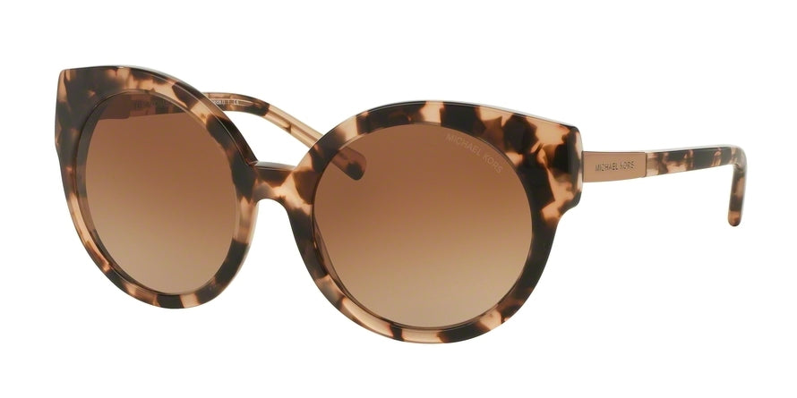 Michael Kors ADELAIDE I MK2019F Round Sunglasses 302613-BLUSH TORTOISE 55-20-140 - Color Map havana