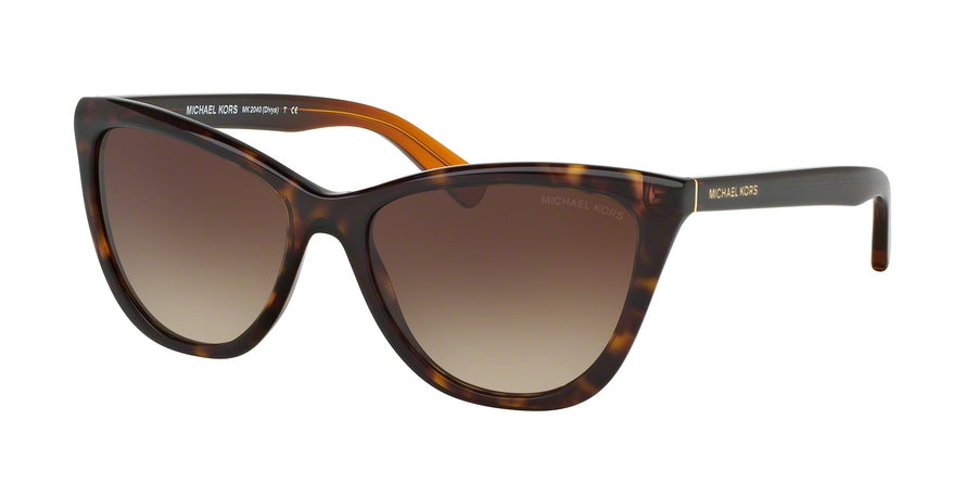 Michael Kors DIVYA MK2040F Cat Eye Sunglasses 321713-DK TORTOISE 57-17-140 - Color Map havana