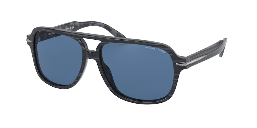 Michael Kors LIAM MK2115 Square Sunglasses 355480-GREY HORN 59-14-145 - Color Map grey