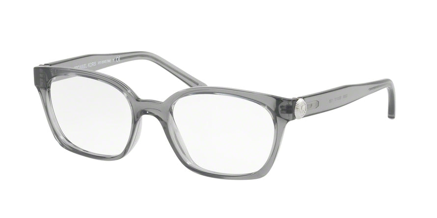 Michael Kors VAL MK4049 Cat Eye Eyeglasses 3299-GREY TRANSPARENT 52-17-135 - Color Map grey