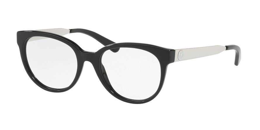 Michael Kors MK4053F Cat Eye Eyeglasses 3163-BLACK 52-18-140 - Color Map black