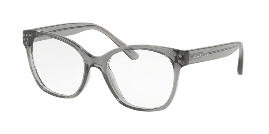 Michael Kors CHESAPEAKE MK4055 Square Eyeglasses 3345-GREY CRYSTAL 52-17-140 - Color Map crystal