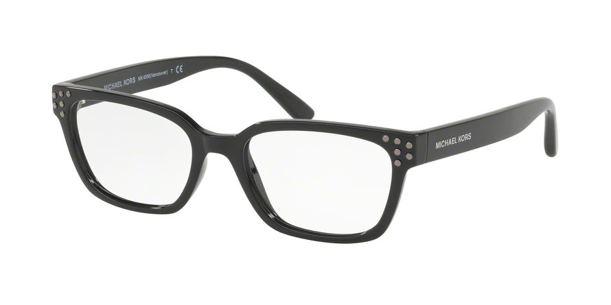 Michael Kors VANCOUVER MK4056 Rectangle Eyeglasses 3009-BLACK 53-17-140 - Color Map black