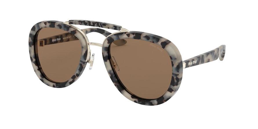 Miu Miu MU05VS Phantos Sunglasses KAD9L1-HAVANA SAND MORO 53-22-135 - Color Map havana