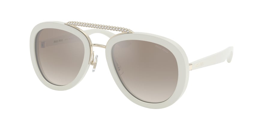 Miu Miu MU05VS Phantos Sunglasses VAG168-TALC 53-22-135 - Color Map ivory