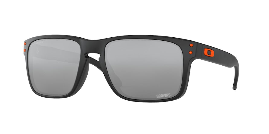 Oakley HOLBROOK OO9102 Square Sunglasses  9102L7-CLE MATTE BLACK 55-18-137 - Color Map black