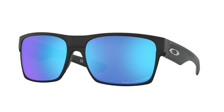Oakley TWOFACE OO9189 Square Sunglasses  918935-MATTE BLACK 60-16-135 - Color Map black