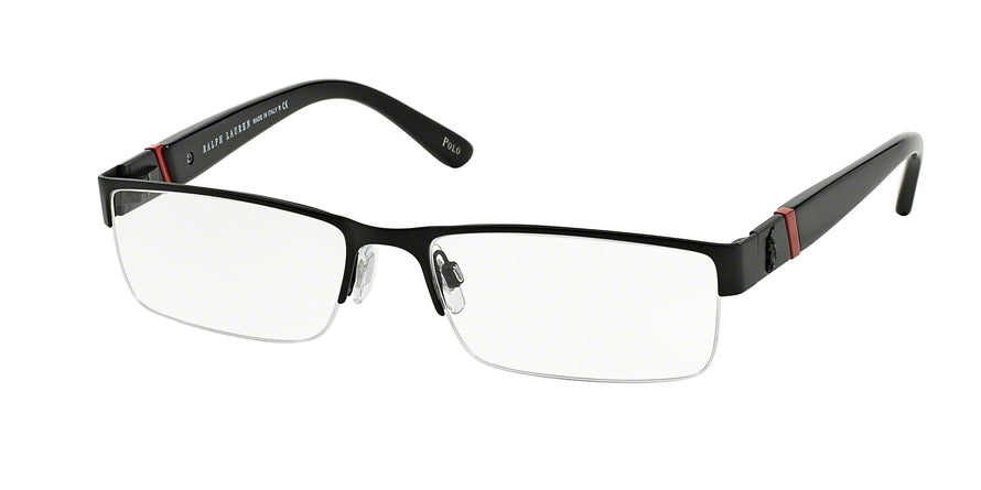 Polo PH1117 Rectangle Eyeglasses  9038-MATTE BLACK 58-17-145 - Color Map black