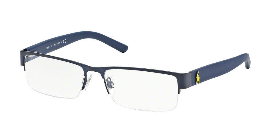 Polo PH1148 Rectangle Eyeglasses  9119-MATTE BLUE 54-16-140 - Color Map blue