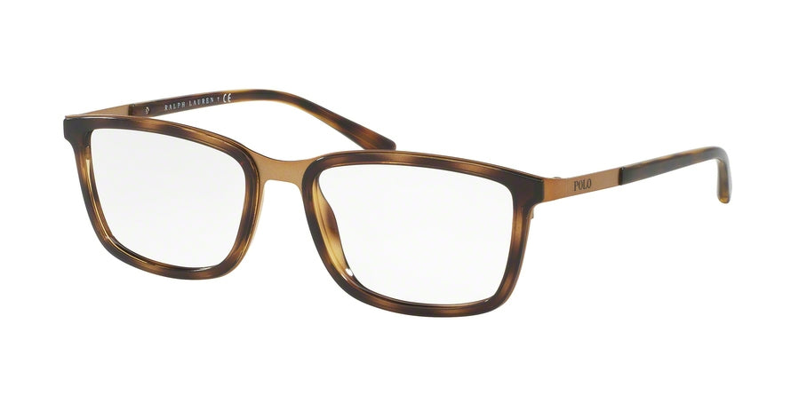 Polo PH1167 Rectangle Eyeglasses  9317-SEMISHINY BRONZE 55-17-145 - Color Map bronze