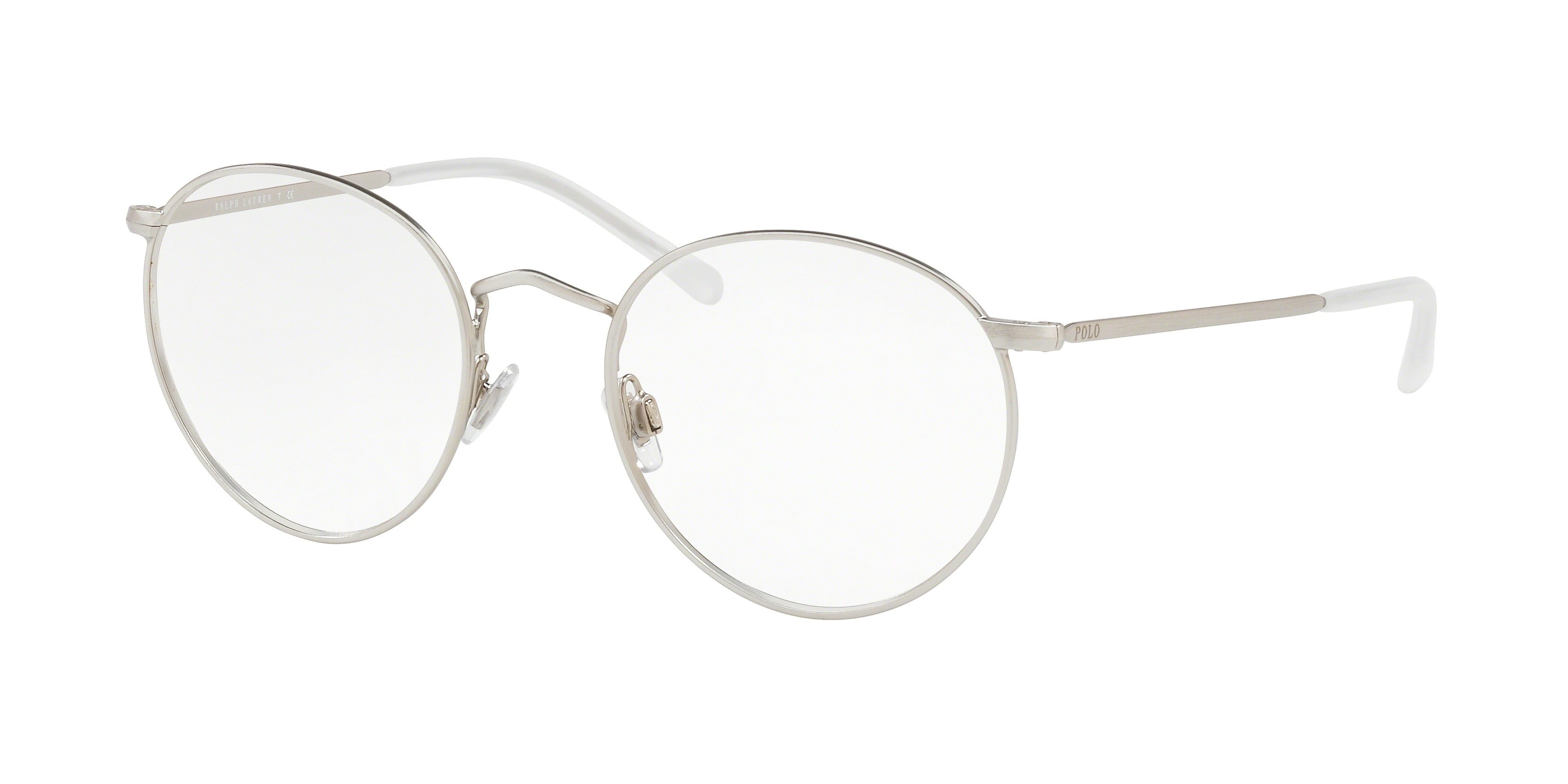 Polo PH1179 Phantos Eyeglasses  9326-Semi-Shiny Brushed Silver 48-145-20 - Color Map Silver