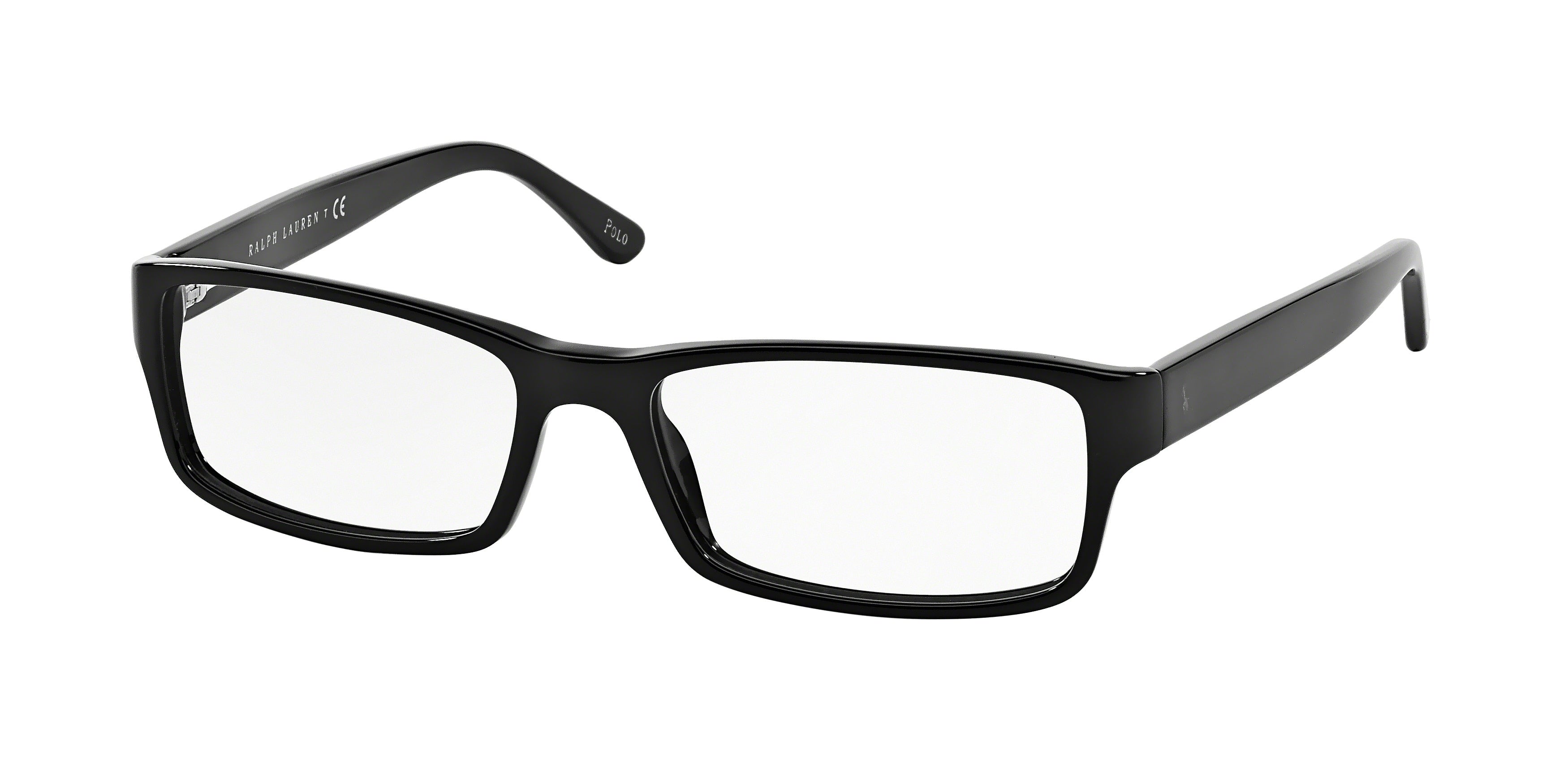 Polo PH2065 Rectangle Eyeglasses  5001-Black 58-150-17 - Color Map Black