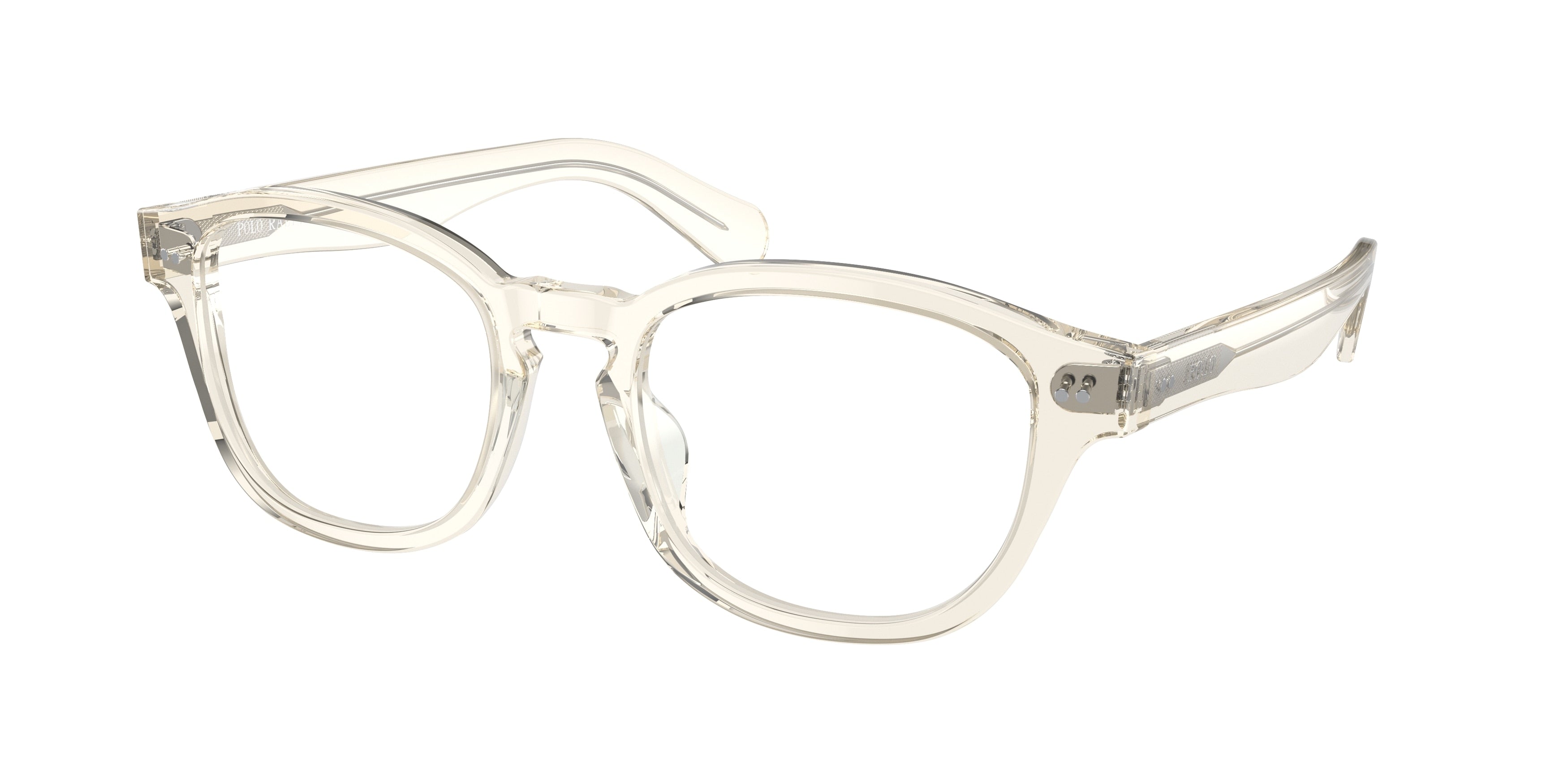 Polo PH2261U Square Eyeglasses 5034-Shiny Transparent Pinot Grey 53-145-20 - Color Map Grey