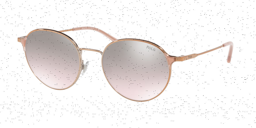 Polo PH3109 Phantos Sunglasses  93298Z-SHINY ROSE GOLD 53-19-145 - Color Map gold