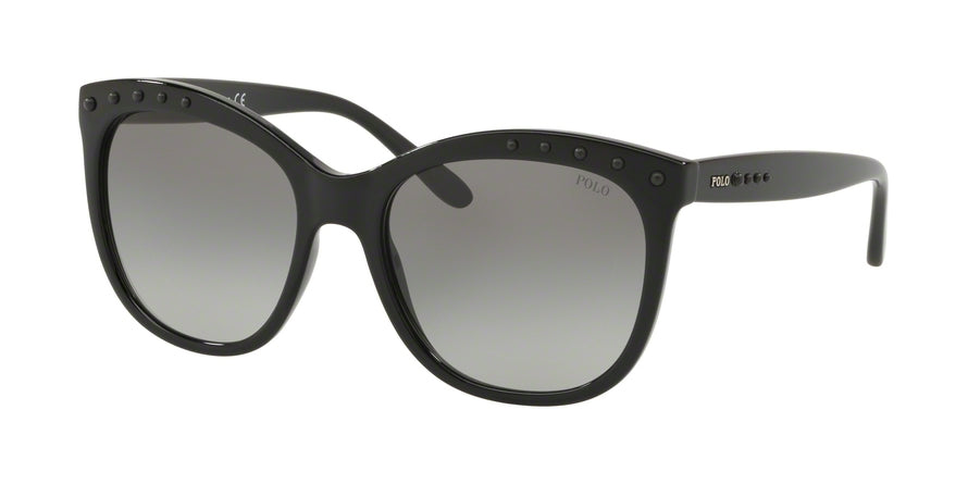 Polo PH4140 Butterfly Sunglasses  500111-BLACK 55-18-140 - Color Map black