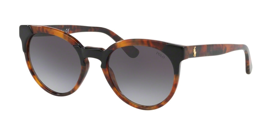 Polo PH4147 Phantos Sunglasses  52608G-TOP BLACK ON JERRY HAVANA 52-20-145 - Color Map black