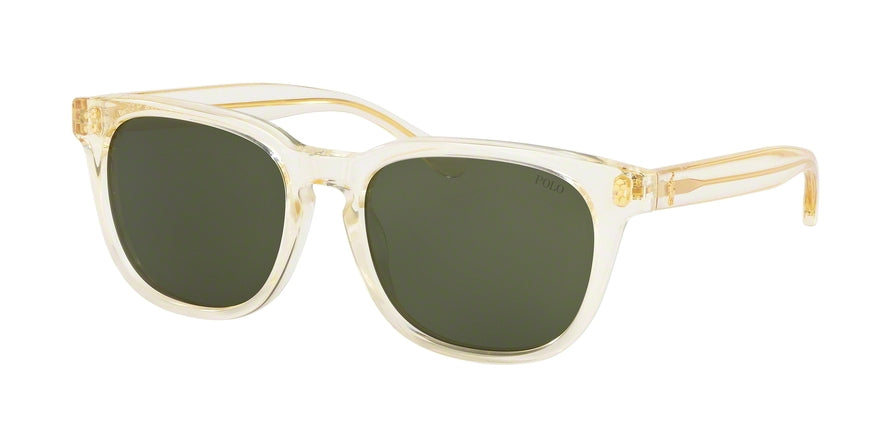 Polo PH4150 Rectangle Sunglasses 503471-PINOT GRIGIO 54-18-145 - Color Map yellow