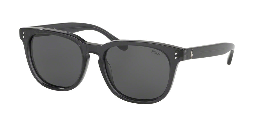 Polo PH4150 Rectangle Sunglasses 532087-TRANSPARENT GREY 54-18-145 - Color Map grey
