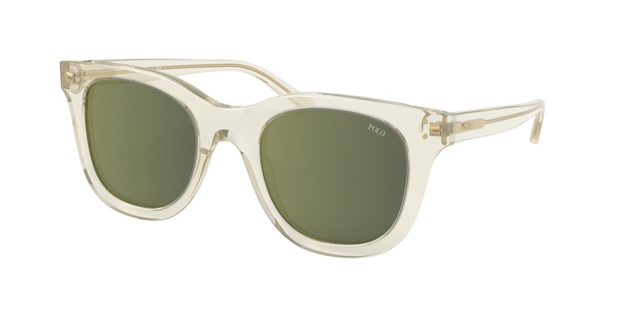 Polo PH4160 Square Sunglasses  50346R-PINOT GRIGIO 50-22-145 - Color Map yellow