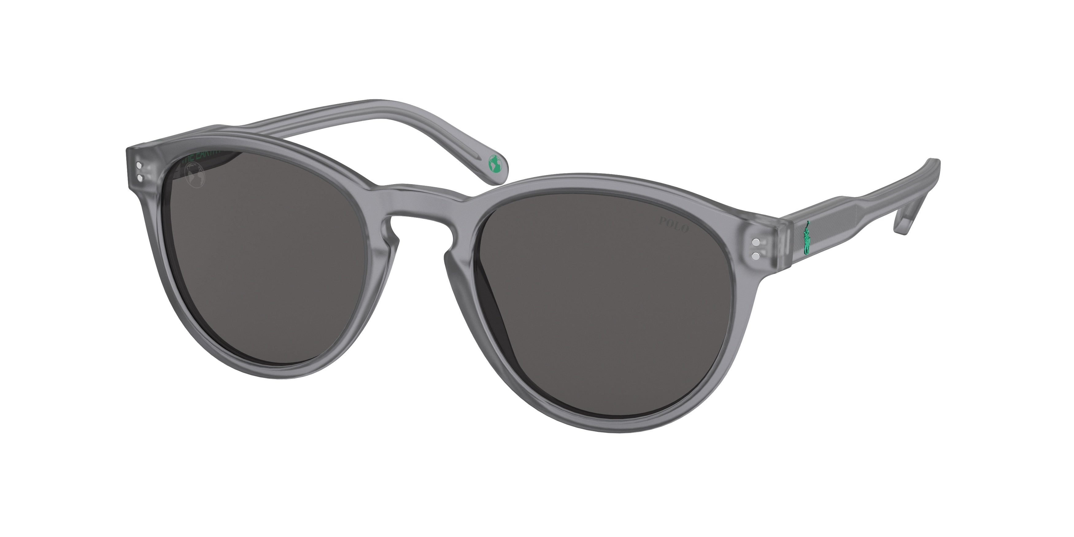 Polo PH4172 Phantos Sunglasses 595387-Matte Transparent Dark Grey 50-145-21 - Color Map Grey