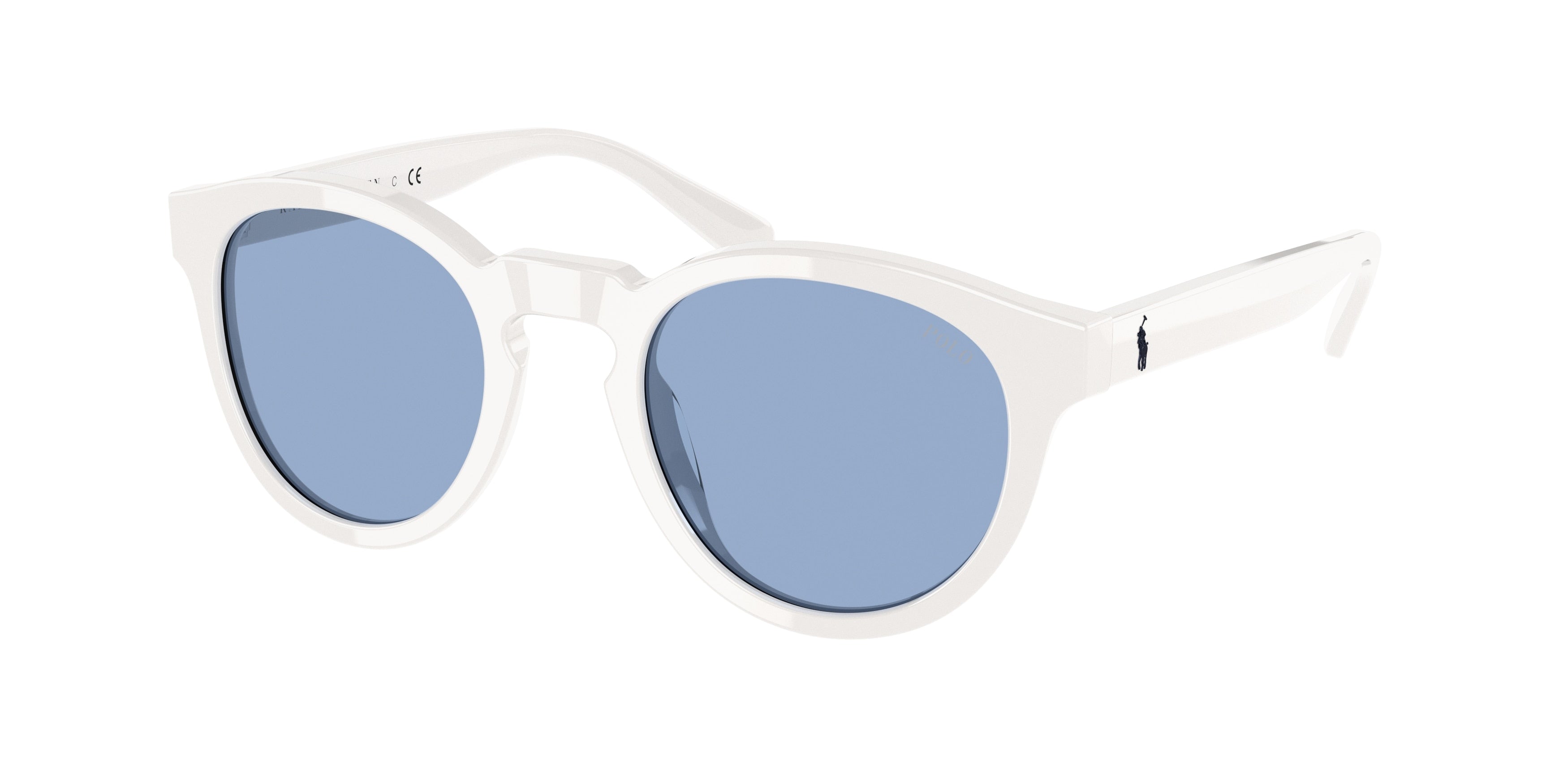 Polo PH4184 Phantos Sunglasses 522972-Shiny White 49-145-22 - Color Map White