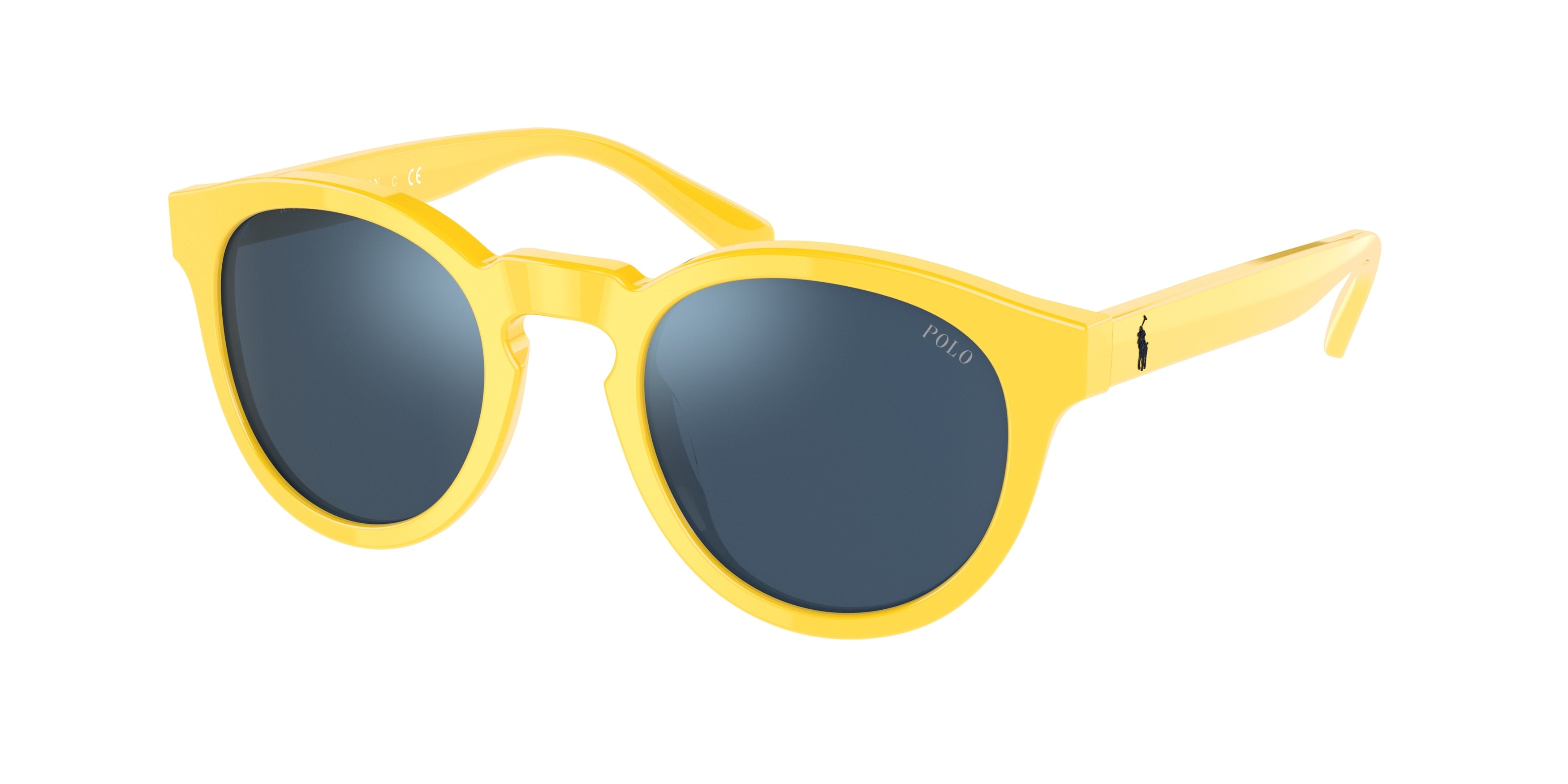 Polo PH4184 Phantos Sunglasses 542055-Shiny Yellow 49-145-22 - Color Map Yellow