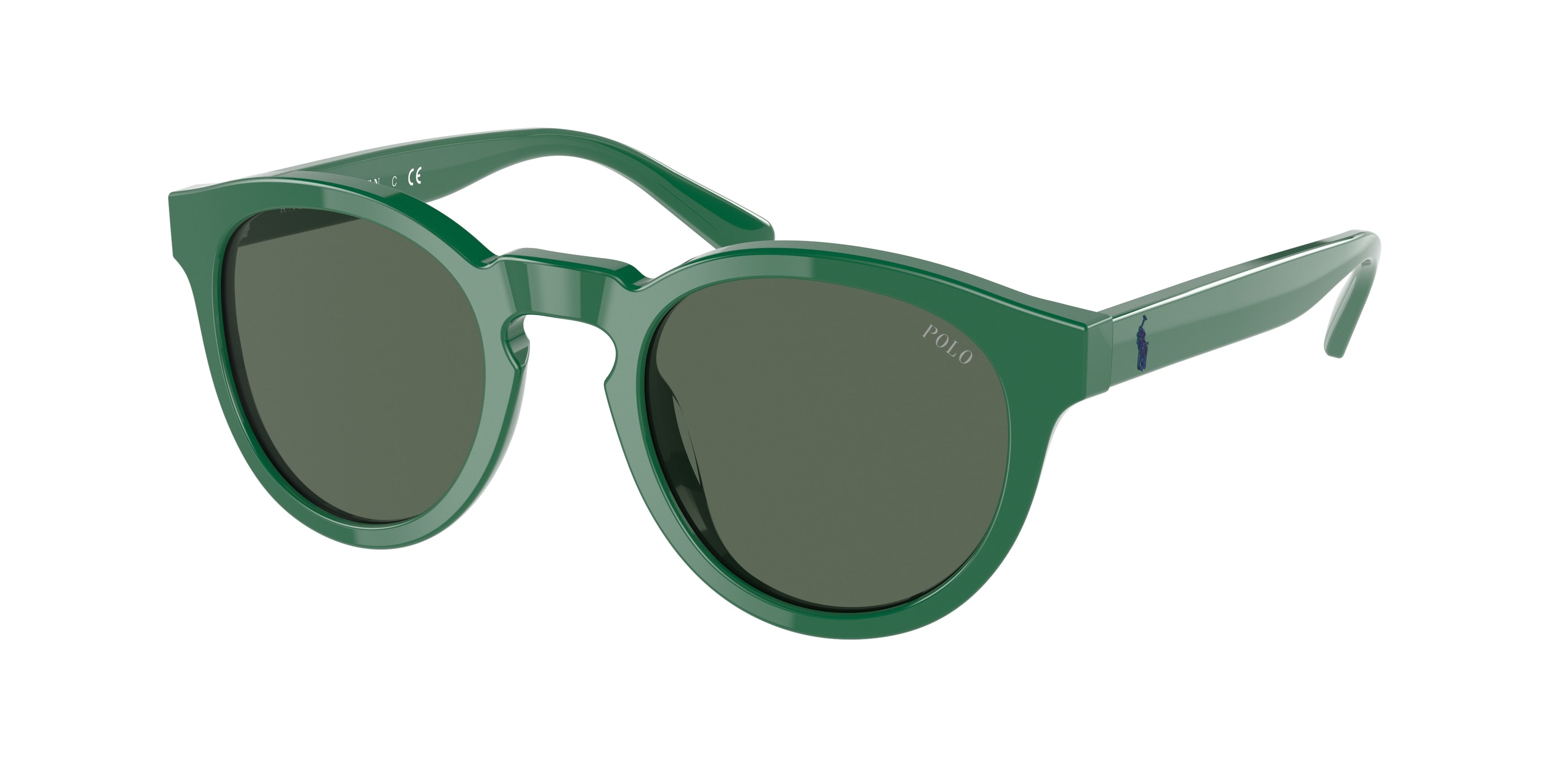 Polo PH4184 Phantos Sunglasses 601771-Shiny Cruise Green 49-145-22 - Color Map Green